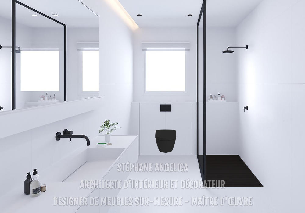 Rénovation salle de bain design