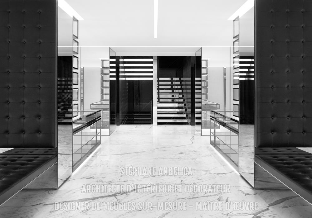 Meuble de boutique sur mesure Meuble de boutique sur mesure