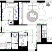 AGENCEMENT DES PIÈCES ET SCHÉMA ÉLECTRIQUE PROPOSÉ À MES CLIENTS