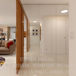 PLACARDS D'ENTRÉE SUR-MESURE : APPARTEMENT VEFA EN RENDUS 3D ULTRA HD