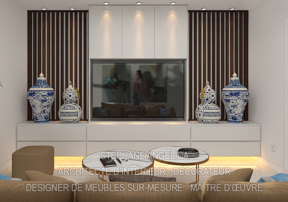 Meuble tv hifi sur mesure Meuble tv hifi sur mesure