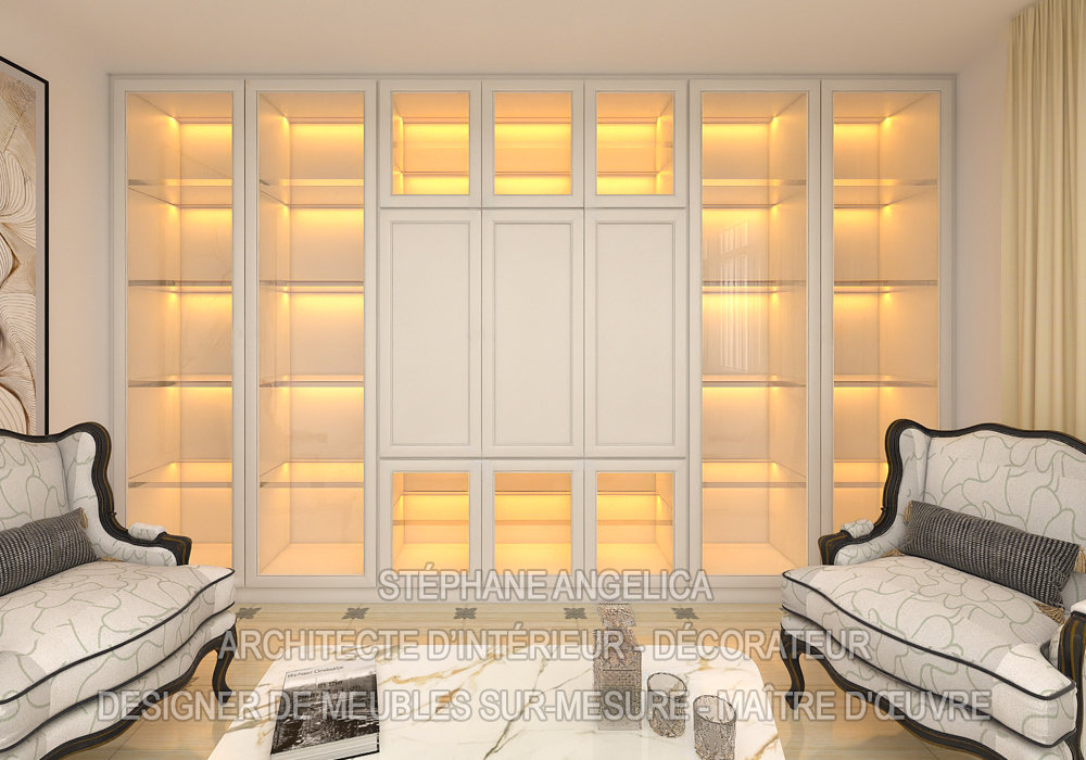 Meuble vitrine sur mesure Meuble vitrine sur mesure