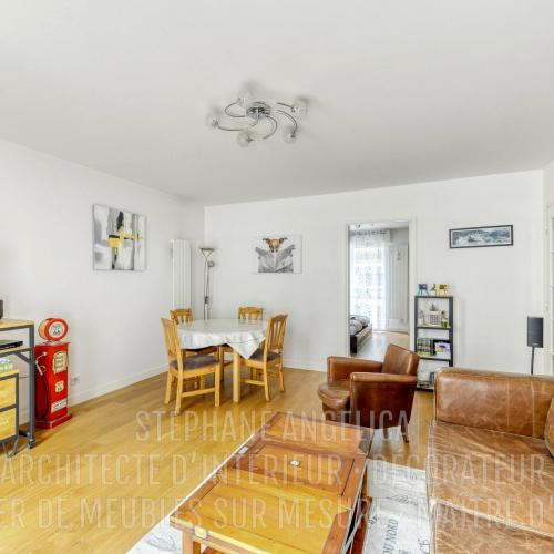 PIÈCE SALON · SALLE À MANGER : AVANT