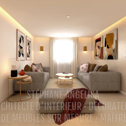 PROJET APPARTEMENT DE 77,52 M² - AGENCEMENT SUR MESURE ET DÉCORATION : APRÈS