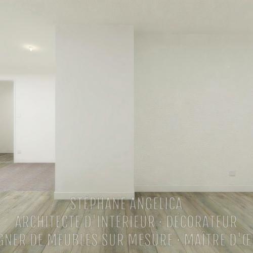 PROJET APPARTEMENT VIDE DE 77,52 M² : AVANT