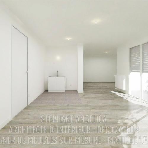 PROJET APPARTEMENT VIDE DE 77,52 M² : AVANT