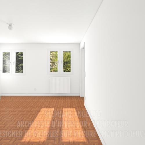 PROJET D'UN APPARTEMENT VIDE DE 65,70 M² : AVANT