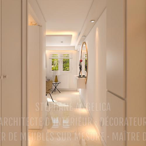 PROJET APPARTEMENT DE 65,70 M² · APRÈS : RÉNOVATION ET AGENCEMENT DE MEUBLES SUR MESURE