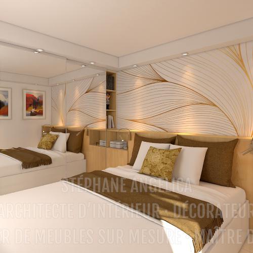 PROJET APPARTEMENT DE 65,70 M² · APRÈS : RÉNOVATION ET AGENCEMENT DE MEUBLES SUR MESURE