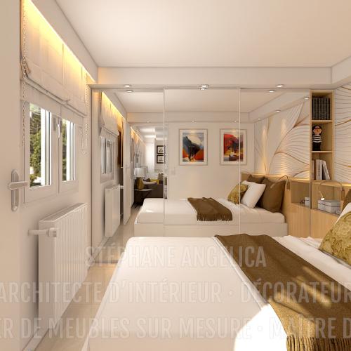 PROJET APPARTEMENT DE 65,70 M² · APRÈS : RÉNOVATION ET AGENCEMENT DE MEUBLES SUR MESURE