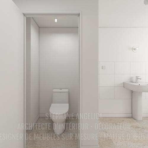 PROJET D'UN APPARTEMENT VIDE DE 65,70 M² : AVANT