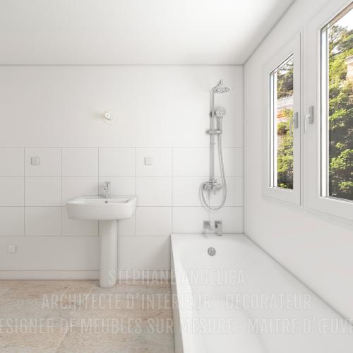 PROJET D'UN APPARTEMENT VIDE DE 65,70 M² : AVANT